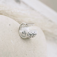 Load image into Gallery viewer, AM - Lacy Pierced Ear Cuff (Sterling)