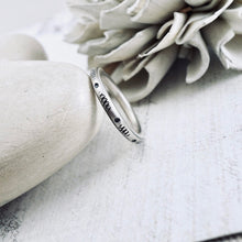 Load image into Gallery viewer, LS – Textured Round Band (SS) (Size: 6)