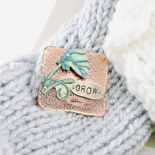 Load image into Gallery viewer, RH - GROW Brooch with Walnut Stand