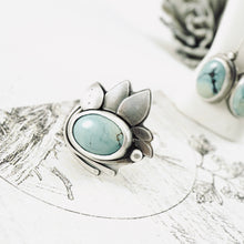 Load image into Gallery viewer, AM - Turquoise Garden Ring (Size: 8)