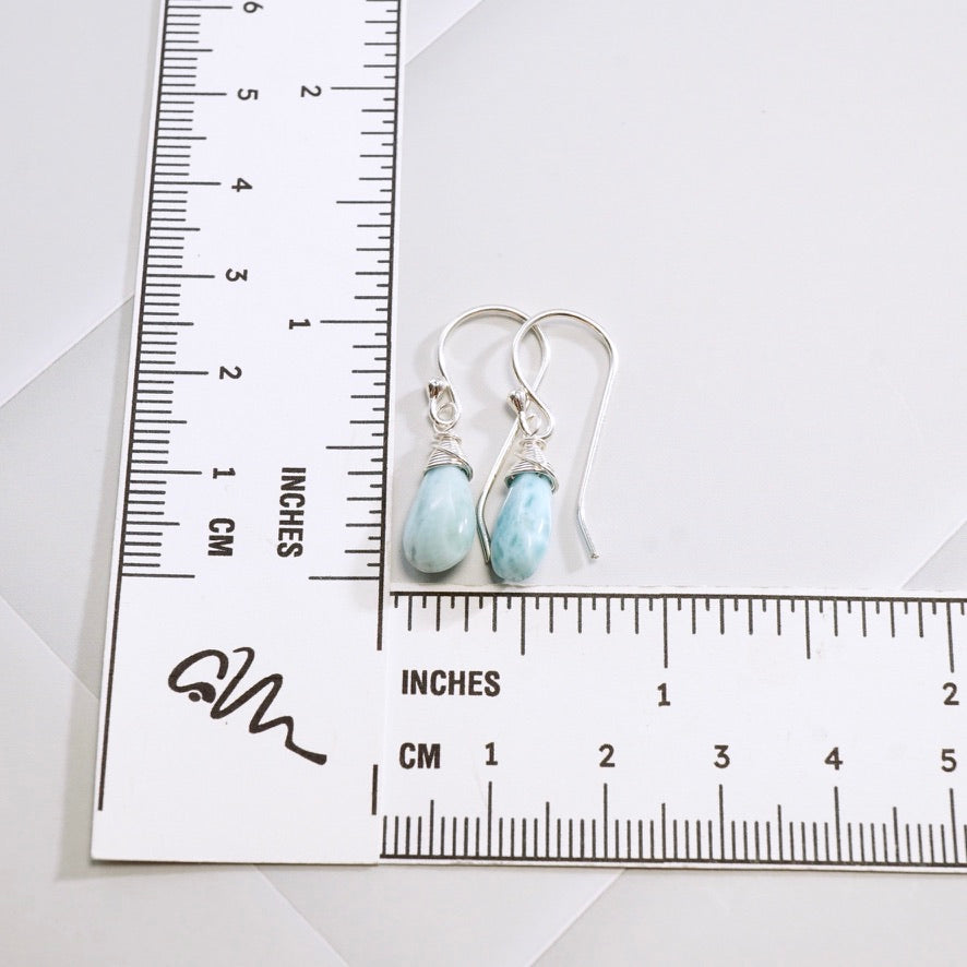 Larimar Drop Earrings