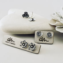 Load image into Gallery viewer, AM - Double Poppy Stud Earrings (SS)