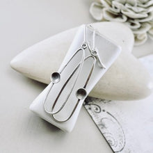 Load image into Gallery viewer, AM – Pod Elongated Loop Earrings (SS)