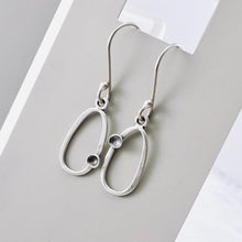 Load image into Gallery viewer, AM – Mini Offset Pod Loop Earrings (SS)