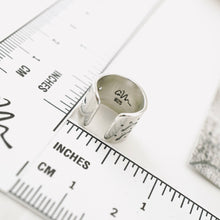 Load image into Gallery viewer, AM - Lacy Pierced Ear Cuff (Sterling)