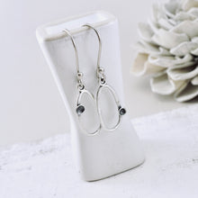 Load image into Gallery viewer, AM – Mini Offset Pod Loop Earrings (SS)