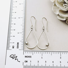 Load image into Gallery viewer, AM – Bean Teardrop Loop Earrings (SS)