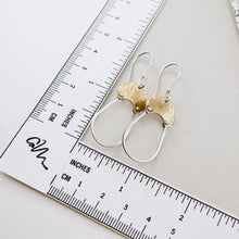 Load image into Gallery viewer, AM – Acorn Loop Earrings (SS & Nugold)