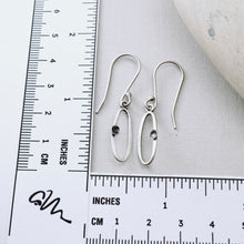 Load image into Gallery viewer, AM – Mini Oval Pod Loop Earrings (SS)
