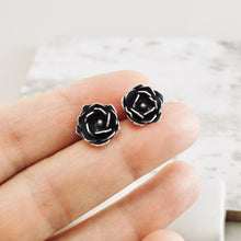 Load image into Gallery viewer, AM – Camellia Bloom Stud Earrings (SS)