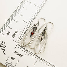 Load image into Gallery viewer, TN Oval Hoops Trio Earrings Czech (SS)