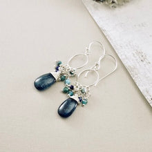 Load image into Gallery viewer, TN Royal Blue Kyanite Petite Chandelier Earrings (SS)