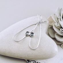 Load image into Gallery viewer, AM – Pod Elongated Loop Earrings (SS)