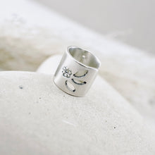 Load image into Gallery viewer, AM - Lacy Pierced Ear Cuff (Sterling)