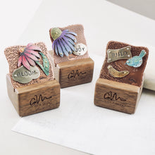 Load image into Gallery viewer, RH - DREAM BIG Brooch with Walnut Stand