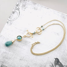 Load image into Gallery viewer, TN Turquoise Orbit Flower Post Earrings (VM)