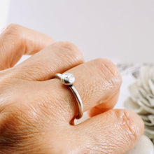 Load image into Gallery viewer, LS - Organic Pod Stacking Ring (SS) (Sizes: 6,8)