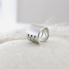 Load image into Gallery viewer, AM - Lacy Pierced Ear Cuff (Sterling)