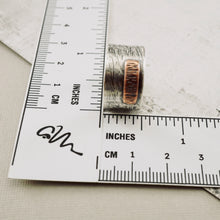 Load image into Gallery viewer, AM - Ocean Wave Wide Band Ring - Size 7