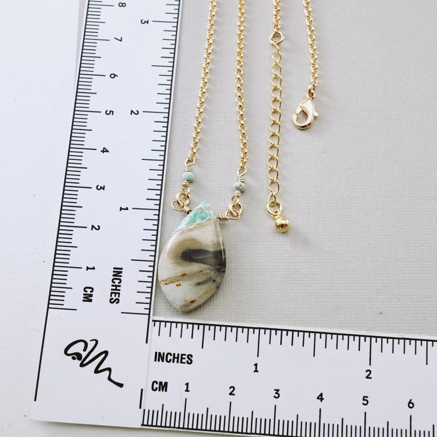 Variscite & Turquoise Pendant