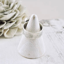 Load image into Gallery viewer, AM – Golden Hill Turquoise Silver Dust Ring (SS) (Size: 7)