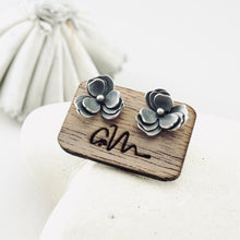 Load image into Gallery viewer, AM – Dogwood Trio Stud Earrings (SS)