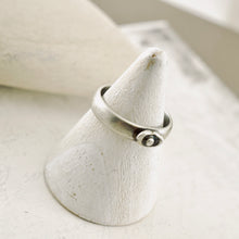 Load image into Gallery viewer, LS - Stackable Organic Water Cast Ring (Sterling - 7.5)