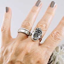Load image into Gallery viewer, AM – Bouquet Quartz Druzy Ring (SS) (Size: 8)