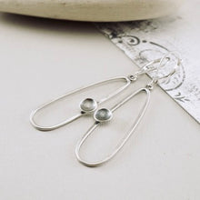 Load image into Gallery viewer, AM – Pod Elongated Loop Earrings (SS)