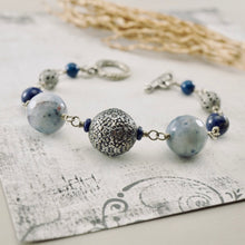 Load image into Gallery viewer, TN Azure Harmony Link Bracelet (Base Metal)