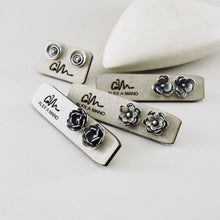 Load image into Gallery viewer, AM – Camellia Bloom Stud Earrings (SS)