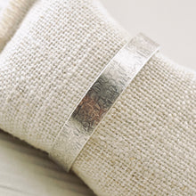 Load image into Gallery viewer, LS - Stackable Bark Textured X-Wide Cuff Bracelet 10x2 (SS) - LARGE