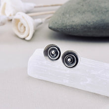 Load image into Gallery viewer, AM - Double Poppy Stud Earrings (SS)