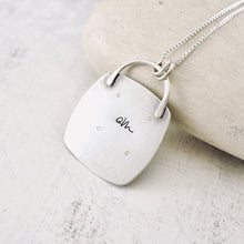 Load image into Gallery viewer, RH - Retro Triple Square Pendant (Silver & Turquoise)