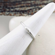 Load image into Gallery viewer, LS - Stackable Oval Pebble Ring (Sterling)