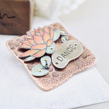 Load image into Gallery viewer, RH - DANCE Brooch with Walnut Stand