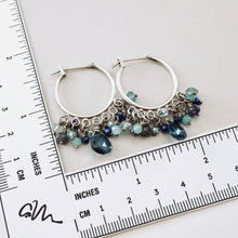 Load image into Gallery viewer, TN Ocean Breeze Hoop Earrings (SS)