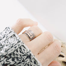 Load image into Gallery viewer, AM - Rings with a Voice - LOVE - Copper - (Size 7)