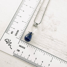 Load image into Gallery viewer, PS - Petite Swings Lapis Drop Pendant (Sterling Silver)
