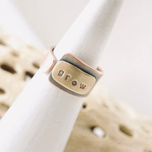 Load image into Gallery viewer, AM - Rings with a Voice - GROW - Copper (Size 7)