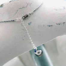 Load image into Gallery viewer, PS - Petite Swings Lapis Drop Pendant (Sterling Silver)