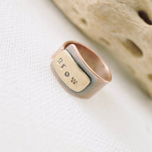 Load image into Gallery viewer, AM - Rings with a Voice - GROW - Copper (Size 7)