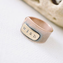 Load image into Gallery viewer, AM - Rings with a Voice  - WISH - Copper (Size 8.5)