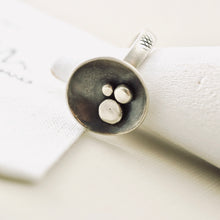 Load image into Gallery viewer, LS - Silver Nest Ring SS (Thick Band) (Size 7)