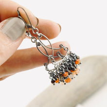Load image into Gallery viewer, TN Orange Blossom Cocktail Chandelier Earrings (SS)