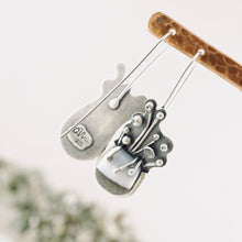 Load image into Gallery viewer, BG - Blue Opal Flower Pot Earrings (SS)