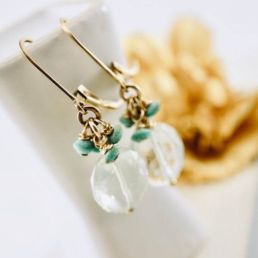 Aqua Turquoise Earrings