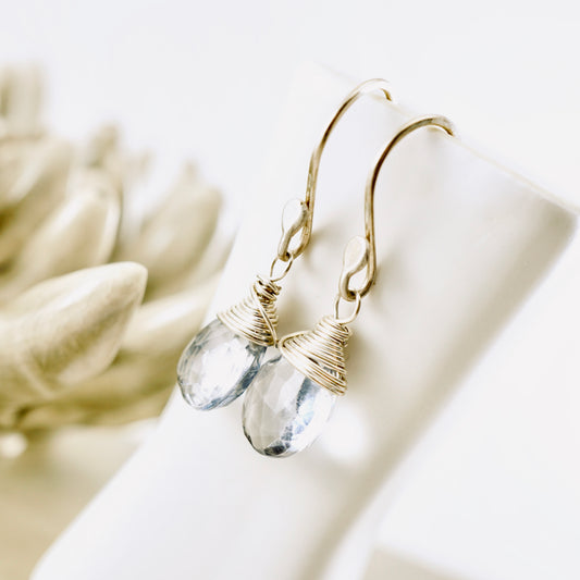 Blue Mystic Quartz Earrings