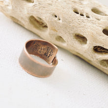Load image into Gallery viewer, AM - Rings with a Voice - LOVE - Copper - (Size 7)