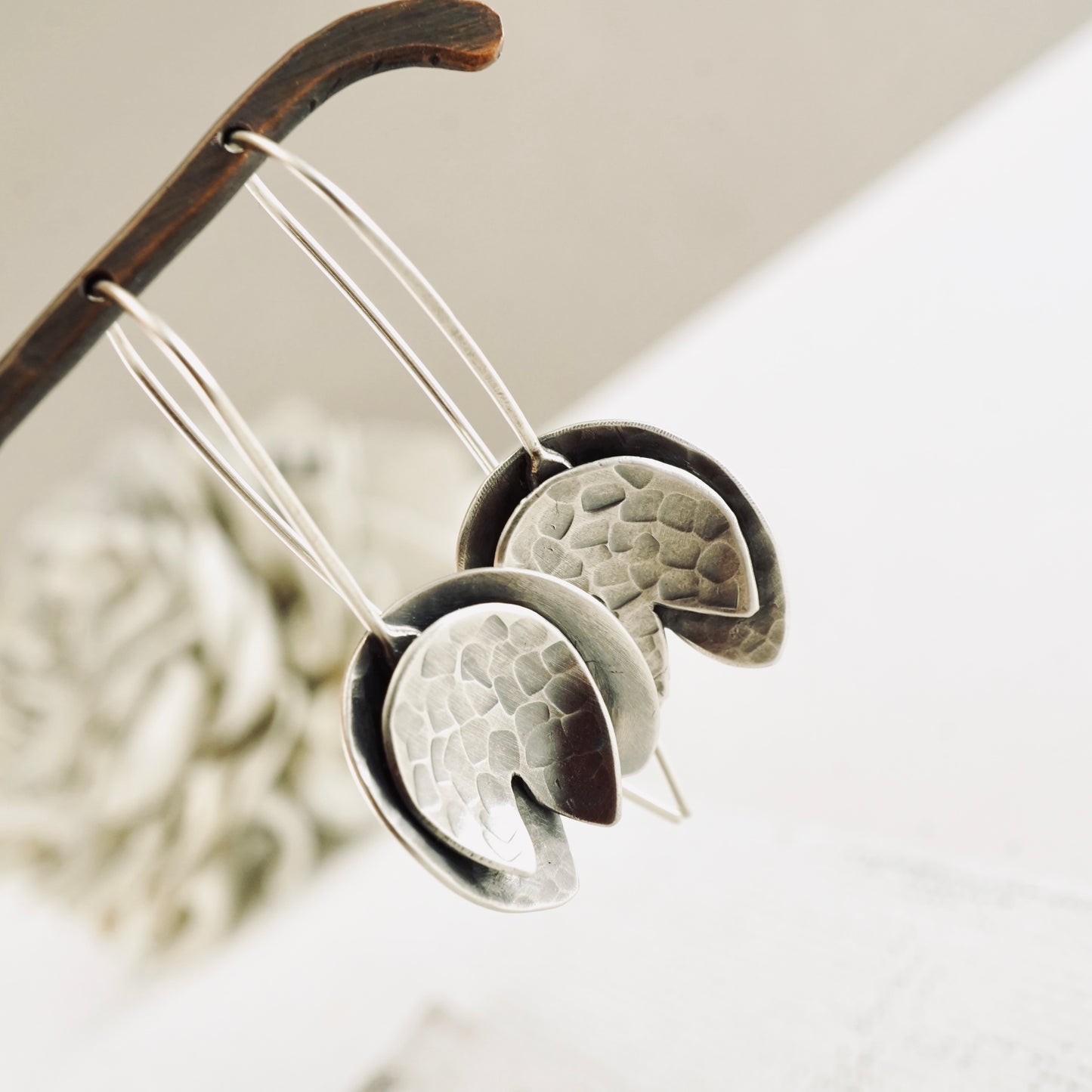Water Lily Pad Earrings
